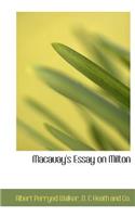 Macauay's Essay on Milton