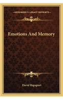 Emotions and Memory