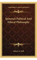 Spinoza's Political and Ethical Philosophy