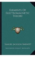 Elements of Electromagnetic Theory