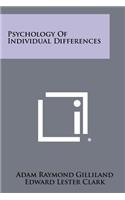 Psychology of Individual Differences