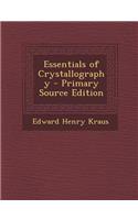 Essentials of Crystallography