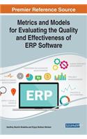 Metrics and Models for Evaluating the Quality and Effectiveness of ERP Software