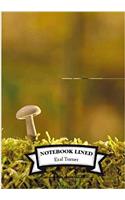 Lined Notebook - Mushroom: Notebook Journal Diary, 110 Lined Pages, 7 X 10