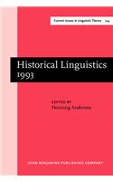 Historical Linguistics 1993