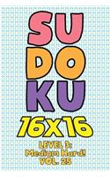 Sudoku 16 x 16 Level 3