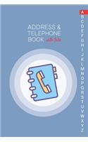 Address & Telephone Book with tabs