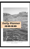 Day Planner 2020: Agenda 2020 to write stylish daily notes