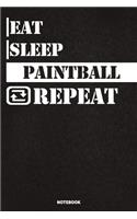 Eat Sleep Paintball Notebook