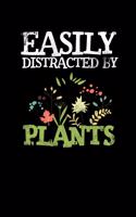 Easily Distracted By Plants: College Ruled Lined Writing Notebook Journal, 6x9, 120 Pages