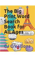 The Big Print Word Search Book for All Ages
