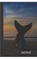 sunset mermaid