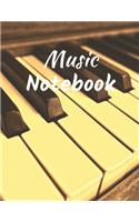 Music Notebook: Blank Music Notebook: for musicians, composers, students, and educators (8.5x11), 110 pages 13 stave per page. Perfect for Songwriting, Theory, Comp