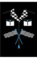 Racer Journal: Race Car Driver Costume Journal / Notebook / Diary Gift - 6"x9" - 120 pages - White Lined Paper - Matte Coverr