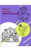 Sports Activity Coloring Book: Exclusive Coloring Book For Kids, Football, Baseball, Soccer, lovers and Includes Bonus Activity 100 Pages (Coloring Books for Kids)