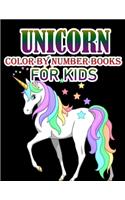 Unicorn Color By Number Books For Kids