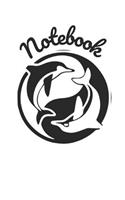 Notebook: Dolphin Homework Book Composition and Practice Tracker