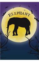 Elephant Notebook Halloween Journal