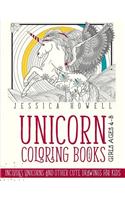 Unicorn Coloring Books for Girls Ages 4-8