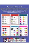 Libro de ejercicios de números para preescolar (Restar - Nivel Uno): Cómprelo mientras queden existencias y reciba 12 libros en PDF adicionales gratis. Más de 300 fichas imprimibles en total(9 Libro de Ejercicios de Números Para Preescolar)