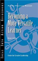 Becoming a More Versatile Learner