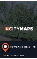 City Maps Rowland Heights California, USA