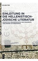 Einleitung in Die Hellenistisch-Judische Literatur