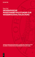 Geographische Massstabsbetrachtungen Zur Wasserhaushaltsgleichung