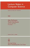 ADA Software Tools Interfaces: Workshop, Bath, July 13-15, 1983. Proceedings