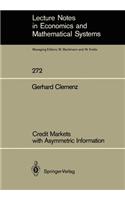 Credit Markets with Asymmetric Information