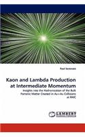 Kaon and Lambda Production at Intermediate Momentum
