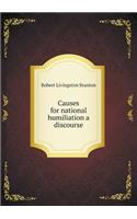 Causes for national humiliation a discourse: (English)