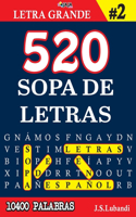 520 SOPA DE LETRAS #2 (10400 PALABRAS) - Letra Grande