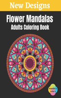 Flower Mandalas - Adults Coloring Book