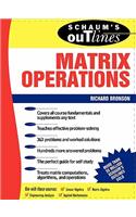 Schaum's Outline of Matrix Operations