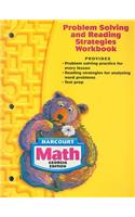 Harcourt Math Georgia Edition Problem Solving and Reading Strategies Workbook Grade 1