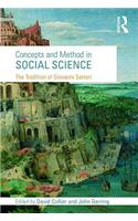 Concepts and Method in Social Science