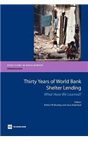 Thirty Years of World Bank Shelter Lending