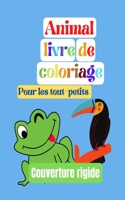 Livre de coloriage d'animaux, pour les tout-petits, Couverture rigide