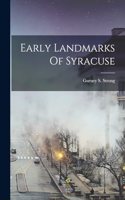 Early Landmarks Of Syracuse