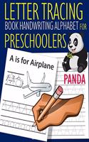 Letter Tracing Book Handwriting Alphabet for Preschoolers PANDA