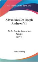 Advantures de Joseph Andrews V1: Et Du Son Ami Abraham Adams (1744)