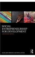 Social Entrepreneurship for Development