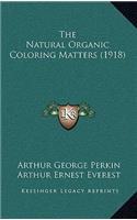 Natural Organic Coloring Matters (1918)