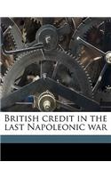 British Credit in the Last Napoleonic War