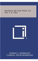 Journal of the West, V2, No. 1-4, 1963