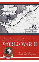 Some Reminiscences of World War II