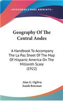 Geography Of The Central Andes