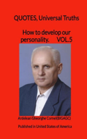 How to develop our personality