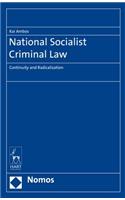Nationalist Socialist Criminal Law